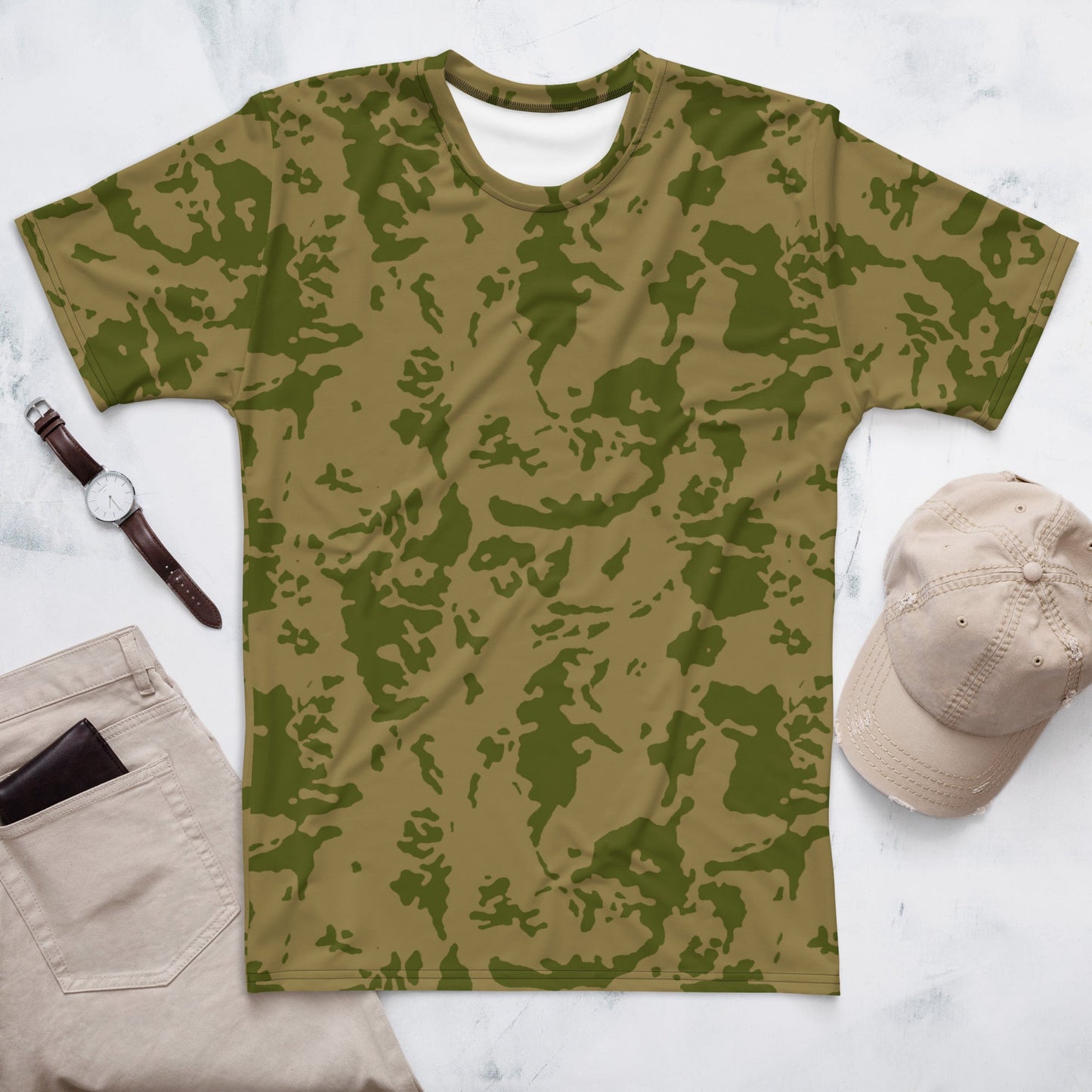Russian Bicolor Granite CAMO Mens t-shirt - XS - T-Shirts