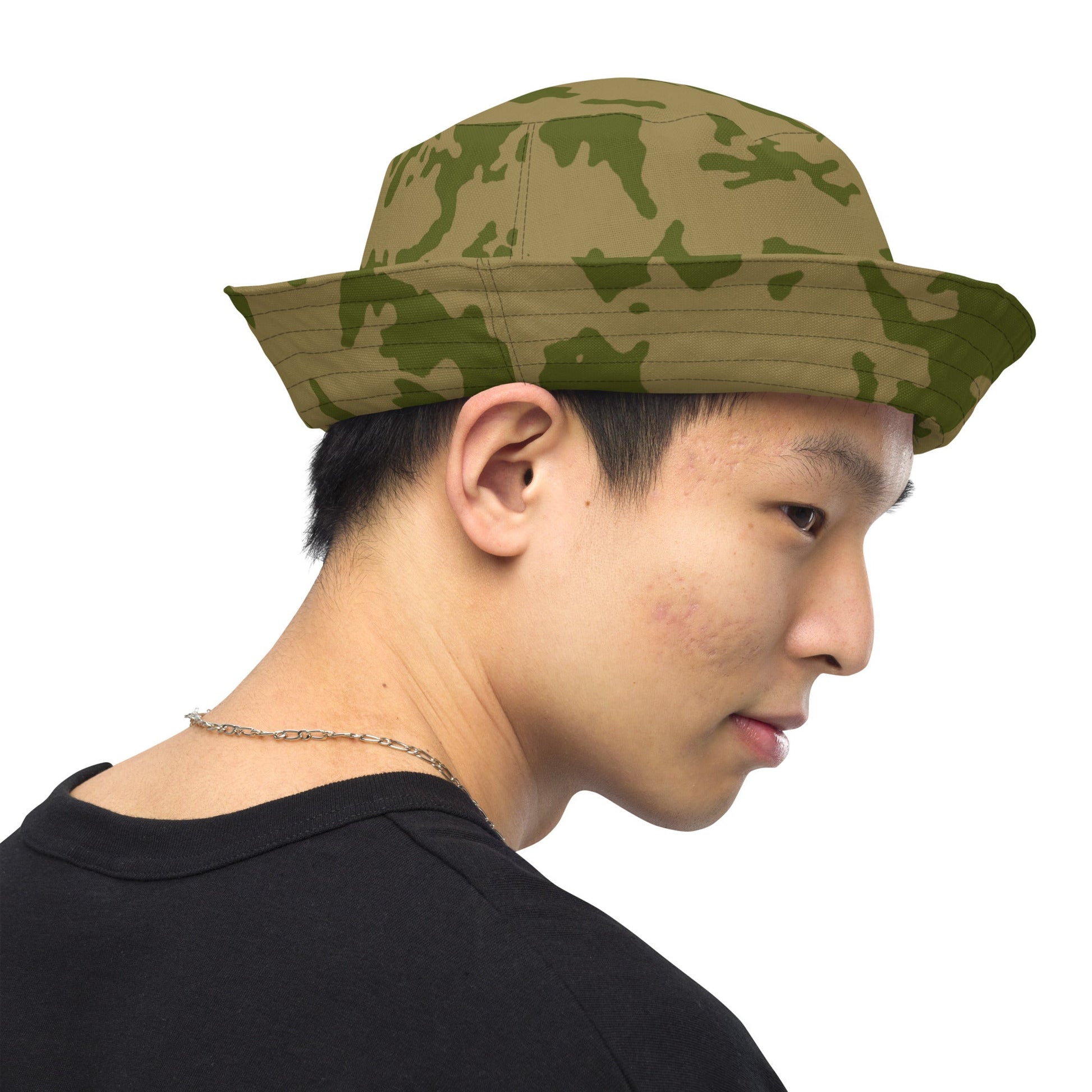 Russian Bicolor Granite CAMO Reversible bucket hat - Bucket Hats