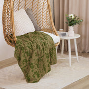 Bicolor Steppe Russian CAMO Sherpa Blanket