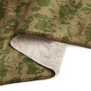 Bicolor Steppe Russian CAMO Sherpa Blanket
