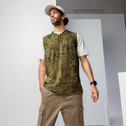 Bicolor Steppe Russian CAMO Unisex Basketball Jersey - 2XS