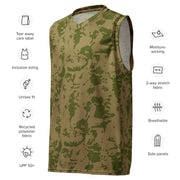 Bicolor Steppe Russian CAMO Unisex Basketball Jersey