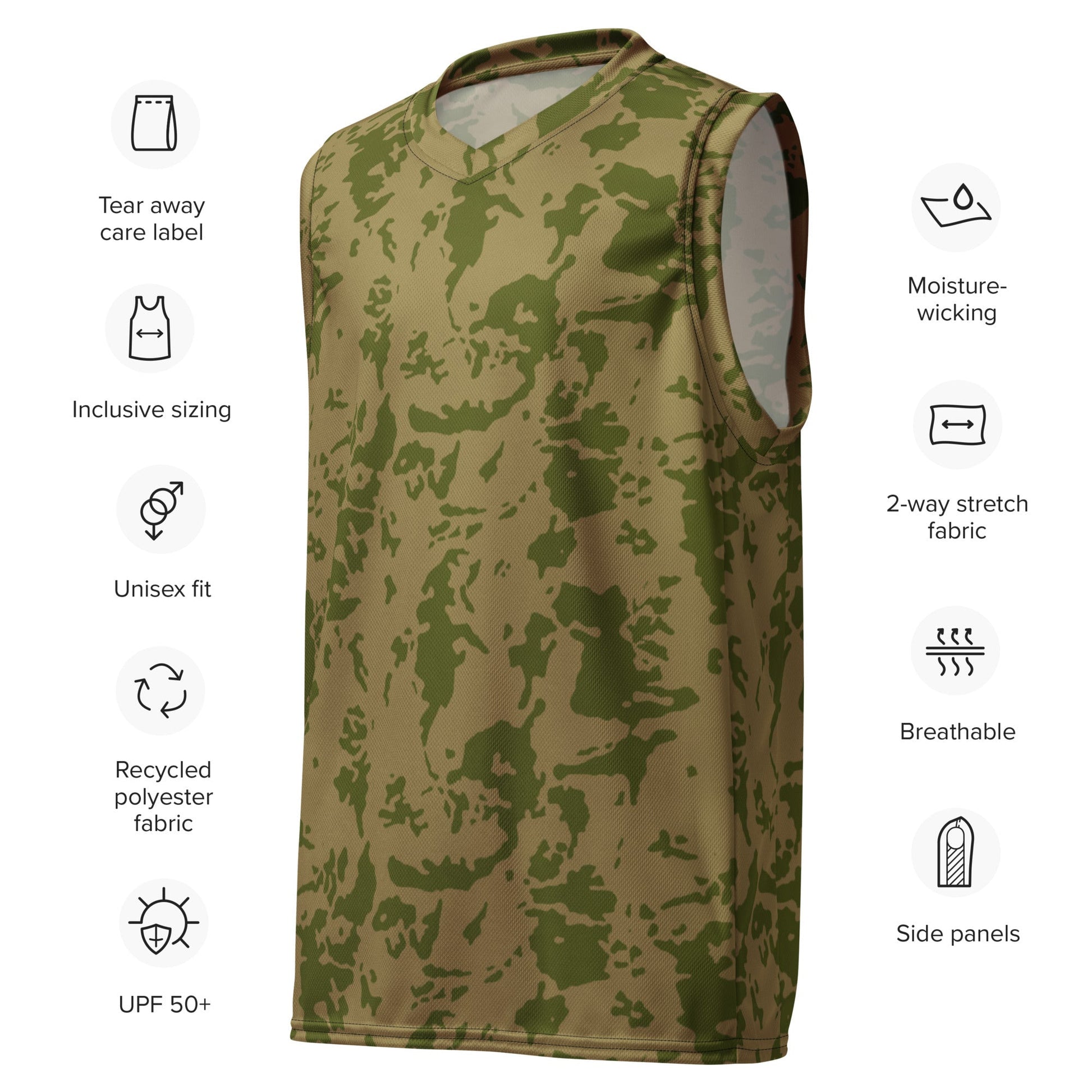Russian Bicolor Granite CAMO unisex basketball jersey - Basketball Jerseys