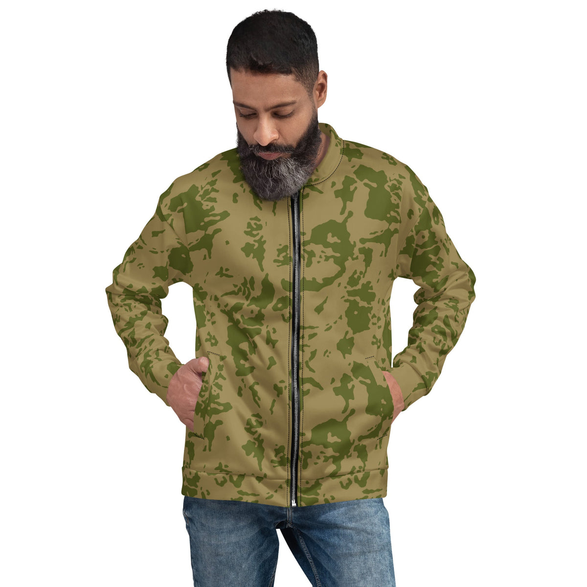 CAMO HQ - Bicolor Steppe Russian CAMO Unisex Bomber Jacket
