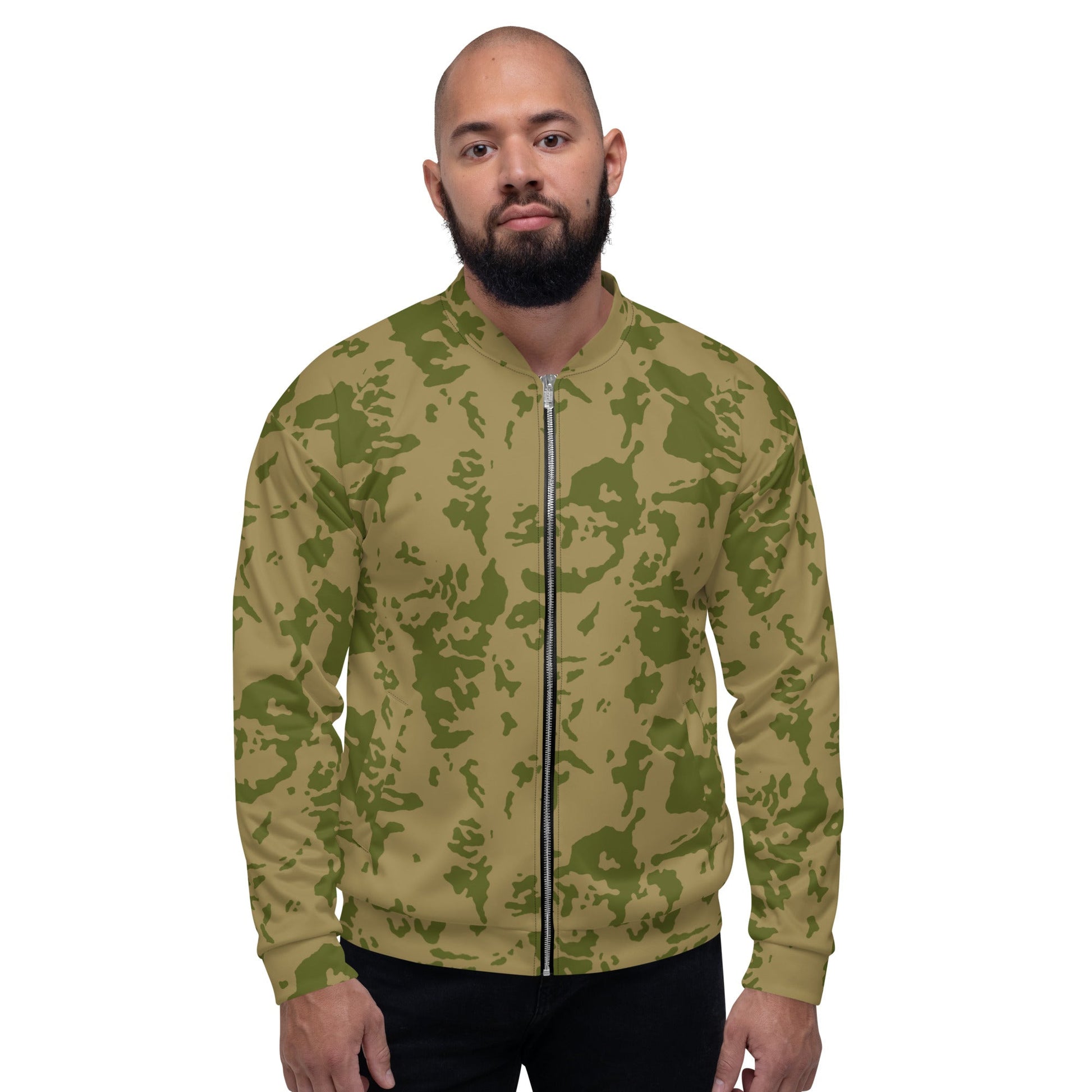 Russian Bicolor Granite CAMO Unisex Bomber Jacket - Jackets