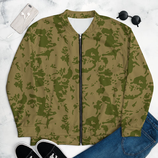 Bicolor Steppe Russian CAMO Unisex Bomber Jacket - XS