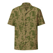 Bicolor Steppe Russian CAMO Unisex Short-Sleeve Button Shirt - Button-Up