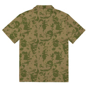 Bicolor Steppe Russian CAMO Unisex Short-Sleeve Button Shirt - Button-Up