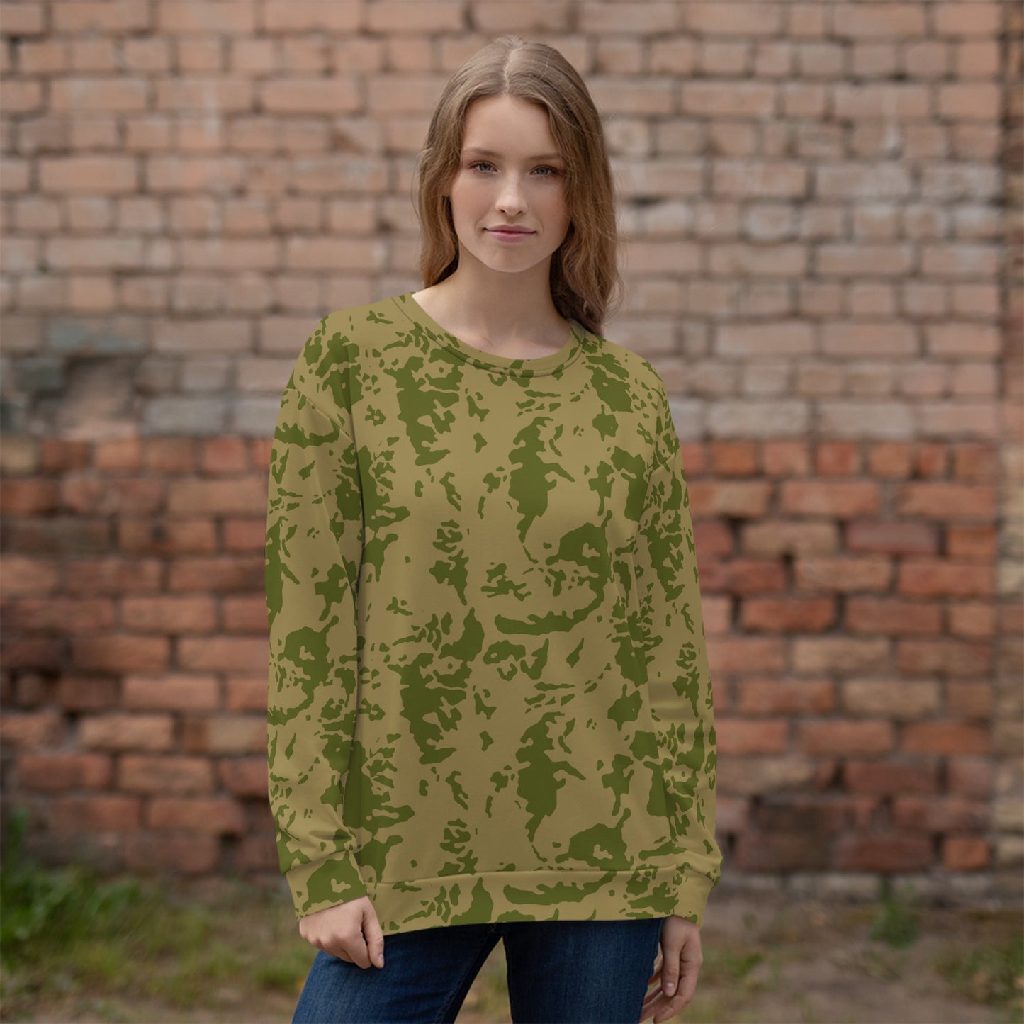 Russian Bicolor Granite CAMO Unisex Sweatshirt - Sweatshirts