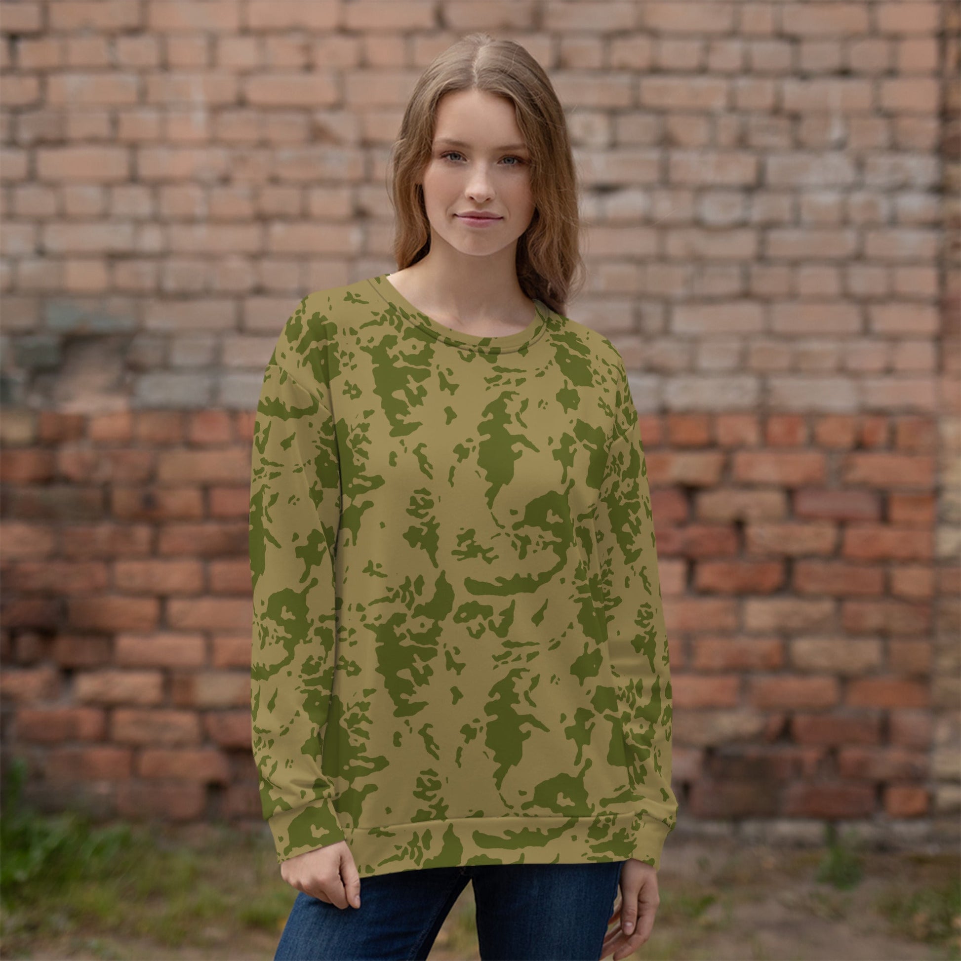 Russian Bicolor Granite CAMO Unisex Sweatshirt - Sweatshirts