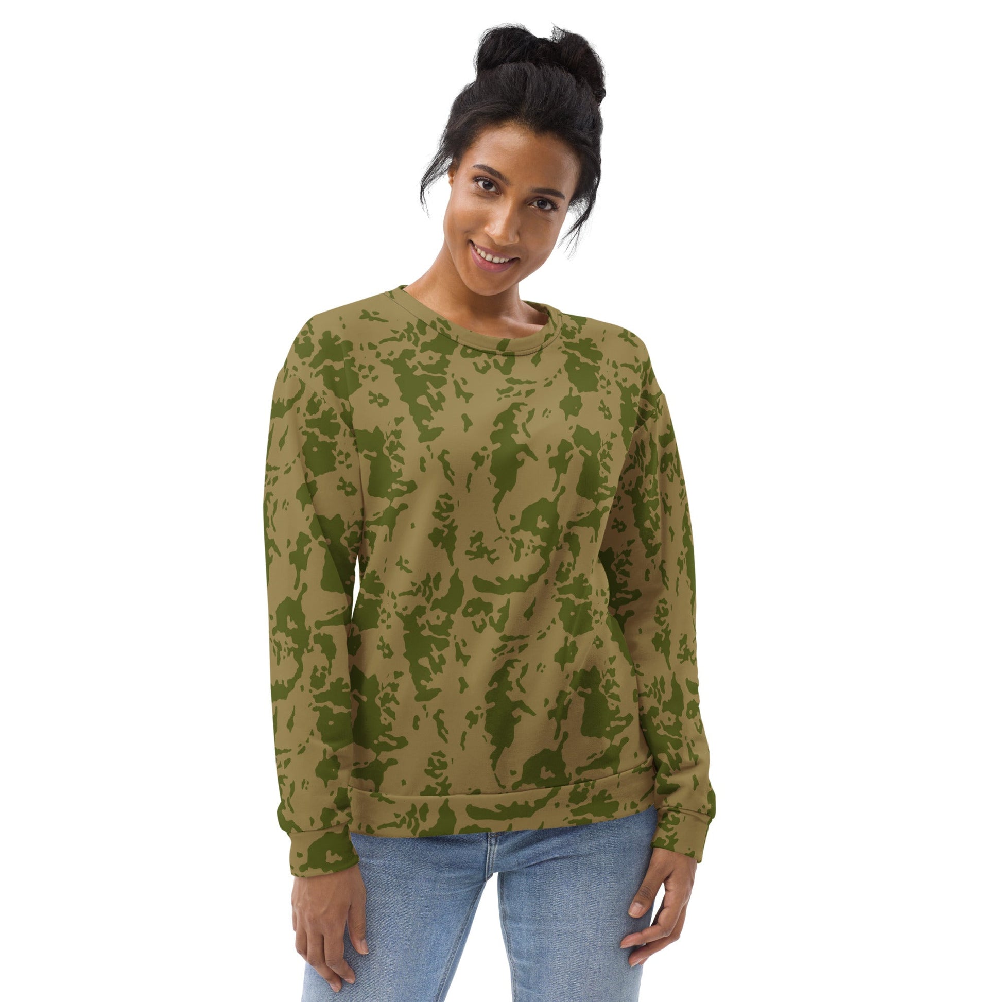 Russian Bicolor Granite CAMO Unisex Sweatshirt - Sweatshirts