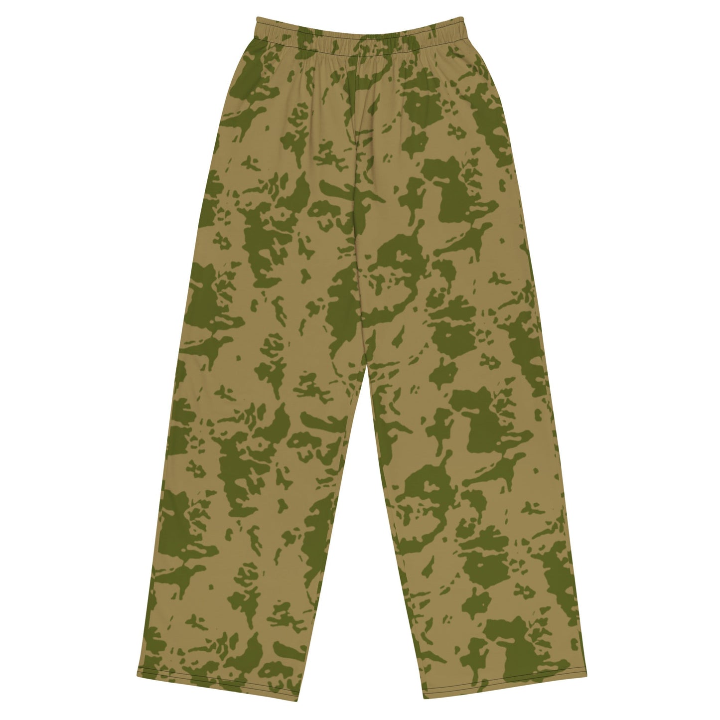 Russian Bicolor Granite CAMO unisex wide-leg pants - 2XS - Wide-leg Pants