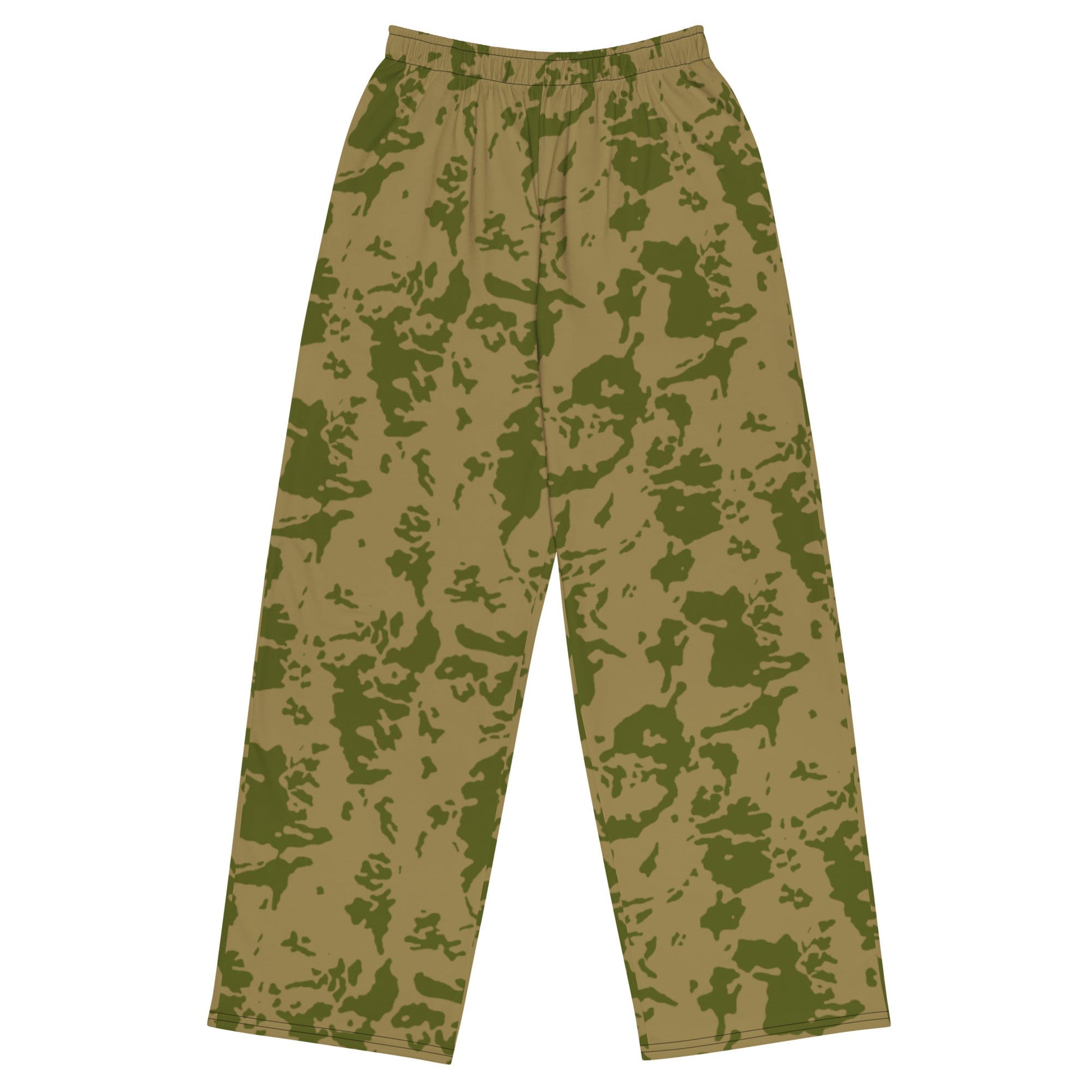 Russian Bicolor Granite CAMO unisex wide-leg pants - 2XS - Wide-leg Pants