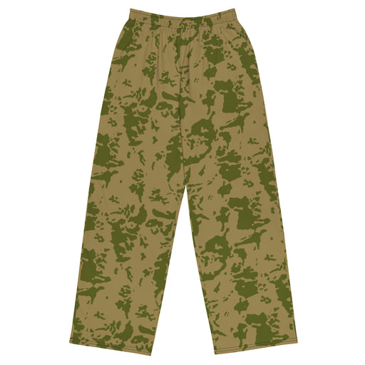 Bicolor Steppe Russian CAMO Unisex Wide-Leg Leisure Pants - 2XS - Pant