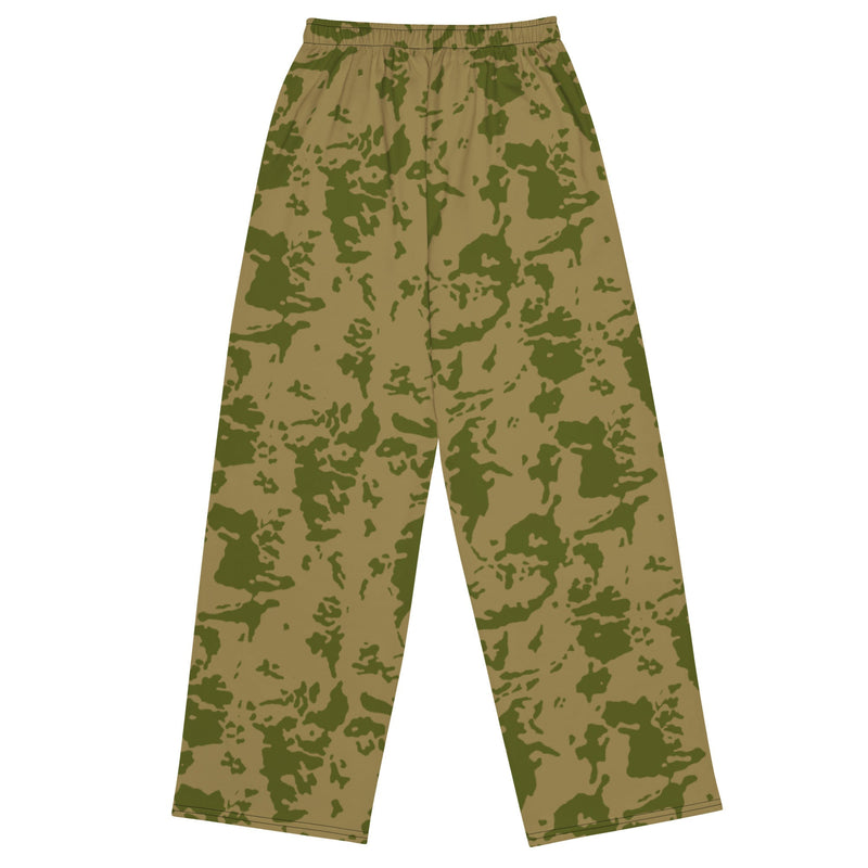 Bicolor Steppe Russian CAMO Unisex Wide-Leg Leisure Pants - Pant