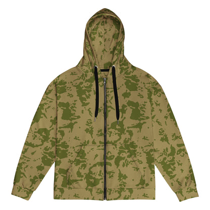 Russian Bicolor Granite CAMO Unisex zip hoodie - 2XS - Zip Hoodies
