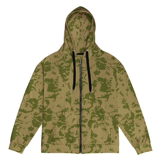 Russian Bicolor Granite CAMO Unisex zip hoodie - 2XS - Zip Hoodies