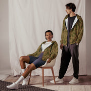 Bicolor Steppe Russian CAMO Unisex Zip Hoodie