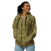 Bicolor Steppe Russian CAMO Unisex Zip Hoodie