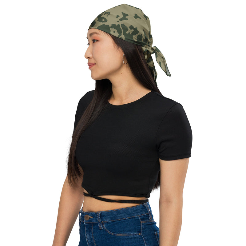 Bicolor Woodland Russian CAMO Bandana - Head