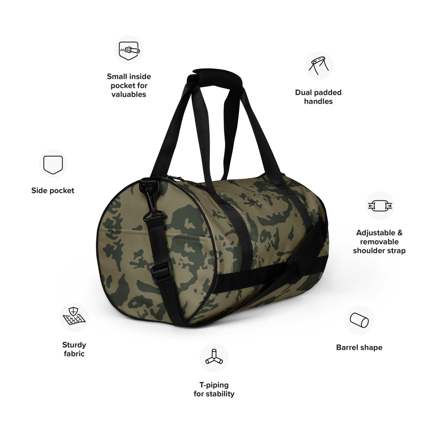 Russian Bicolor Woodland CAMO gym bag - Gym Bags