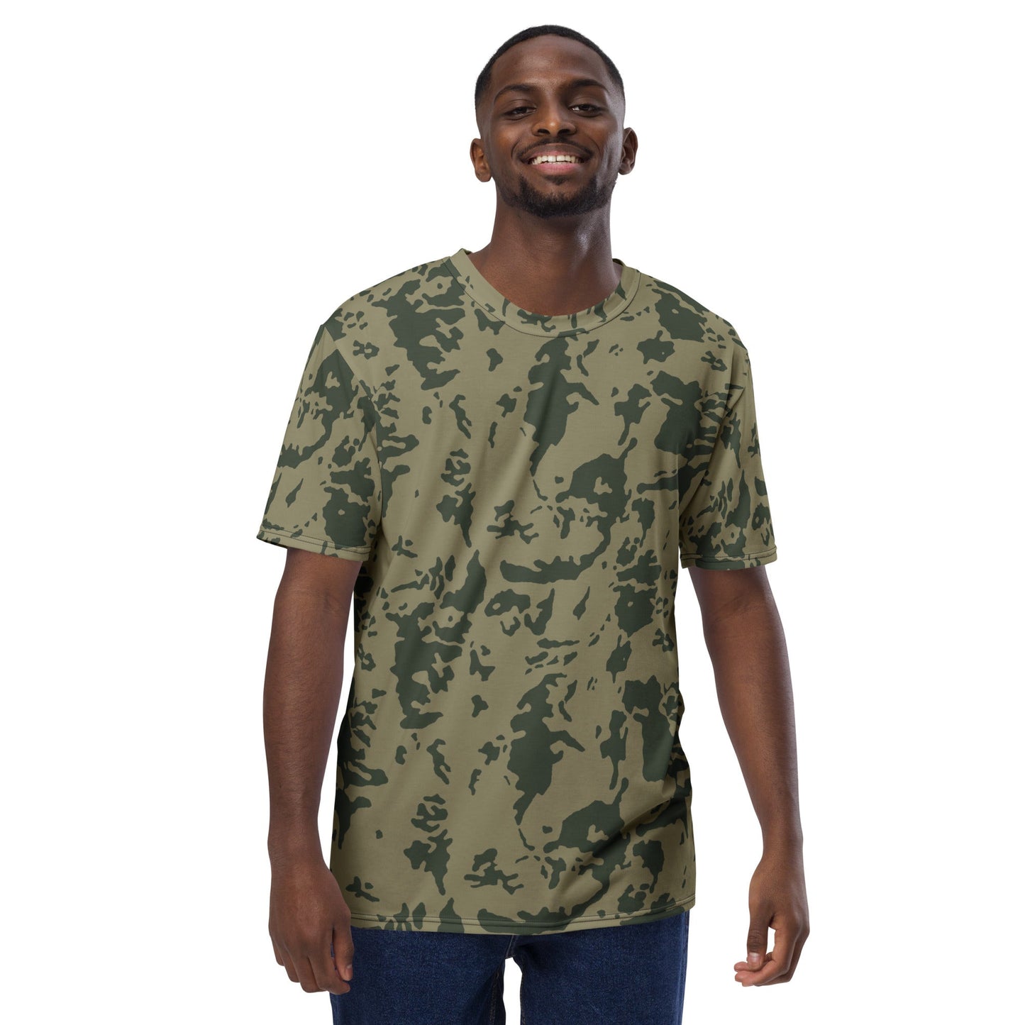 Russian Bicolor Woodland CAMO Mens T-shirt - T-Shirts