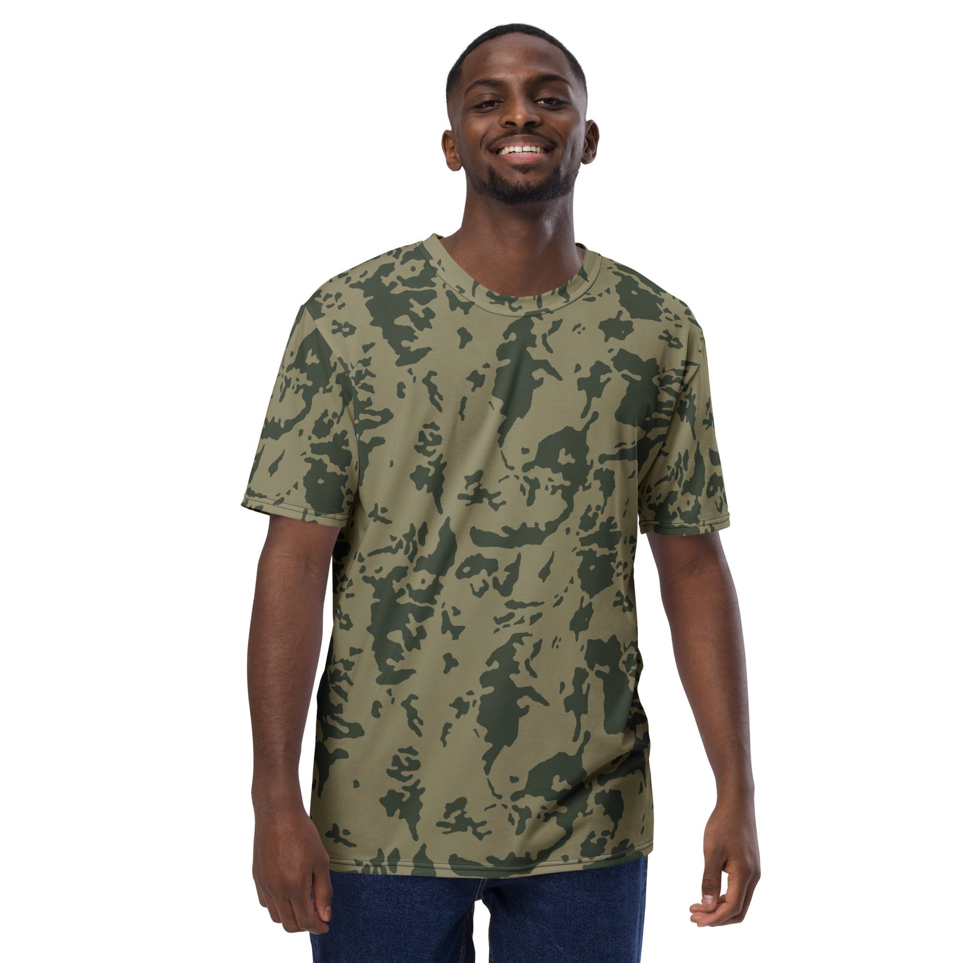 Russian Bicolor Woodland CAMO Mens T-shirt - T-Shirts