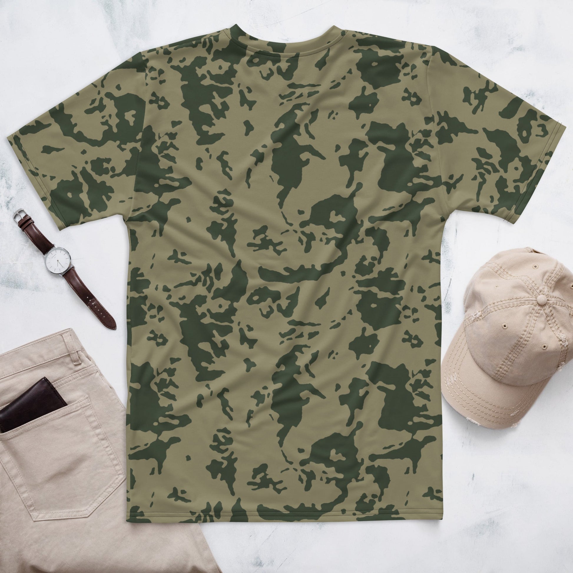 Russian Bicolor Woodland CAMO Mens T-shirt - T-Shirts