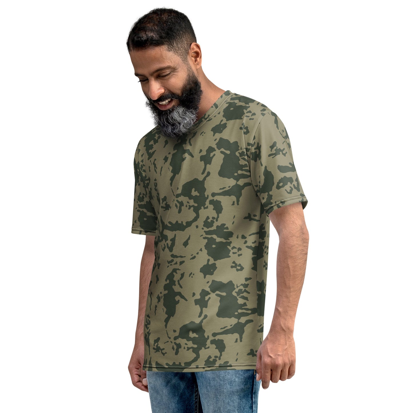 Russian Bicolor Woodland CAMO Mens T-shirt - T-Shirts