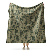 Bicolor Woodland Russian CAMO Sherpa Blanket - 60″×80″