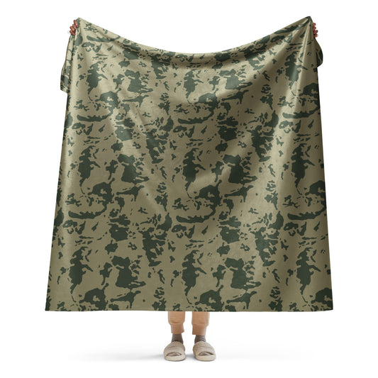 Russian Bicolor Woodland CAMO Sherpa blanket - 60″×80″ - Blankets