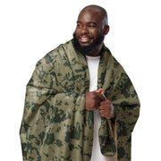 Bicolor Woodland Russian CAMO Sherpa Blanket