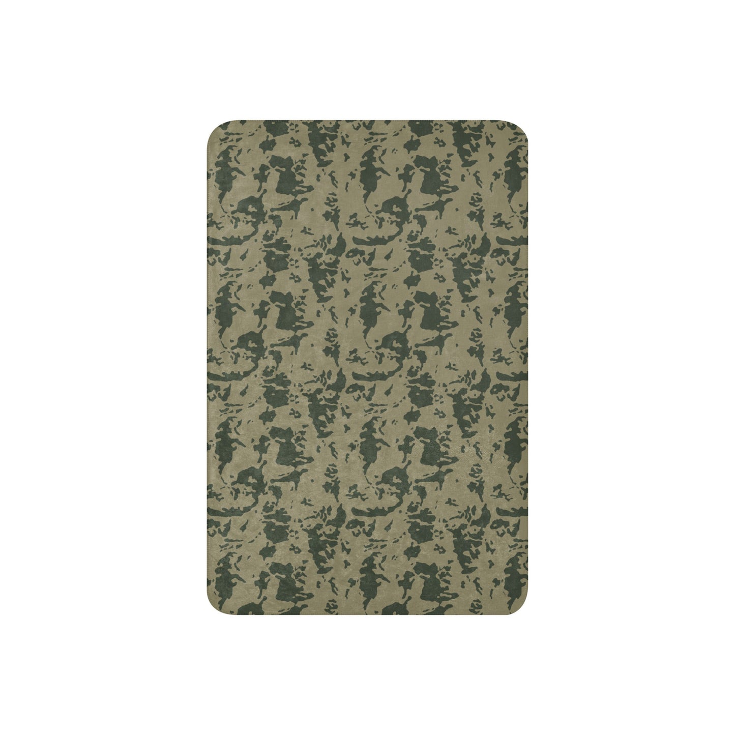 Russian Bicolor Woodland CAMO Sherpa blanket - Blanket