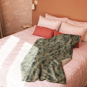 Bicolor Woodland Russian CAMO Sherpa Blanket