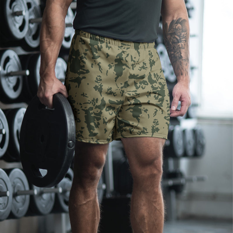 Bicolor Woodland Russian CAMO Unisex Athletic Long Shorts - XS