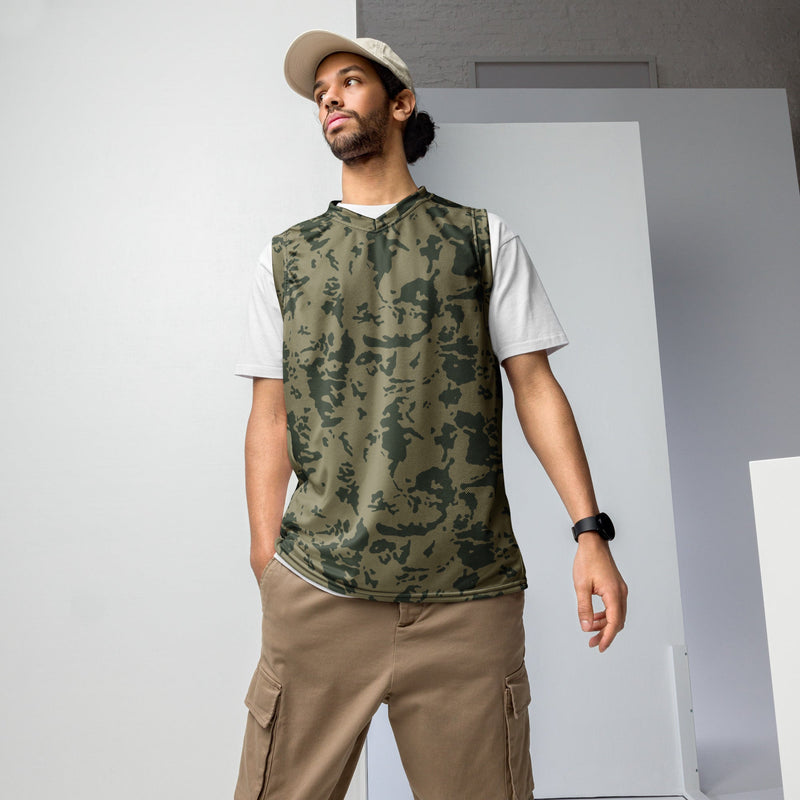 Bicolor Woodland Russian CAMO Unisex Basketball Jersey - 2XS