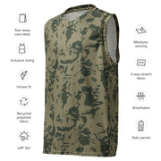 Bicolor Woodland Russian CAMO Unisex Basketball Jersey