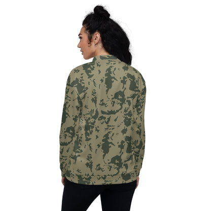 Russian Bicolor Woodland CAMO Unisex Bomber Jacket - Jackets
