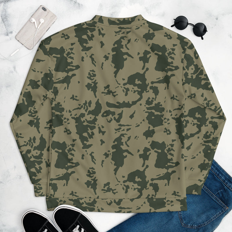 Bicolor Woodland Russian CAMO Unisex Bomber Jacket