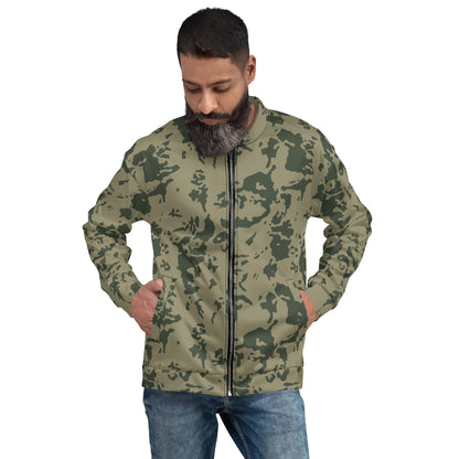 Russian Bicolor Woodland CAMO Unisex Bomber Jacket - Jackets