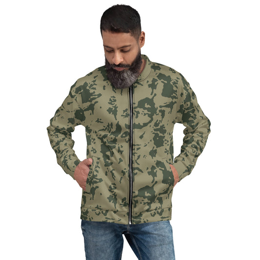 Russian Bicolor Woodland CAMO Unisex Bomber Jacket - Jackets