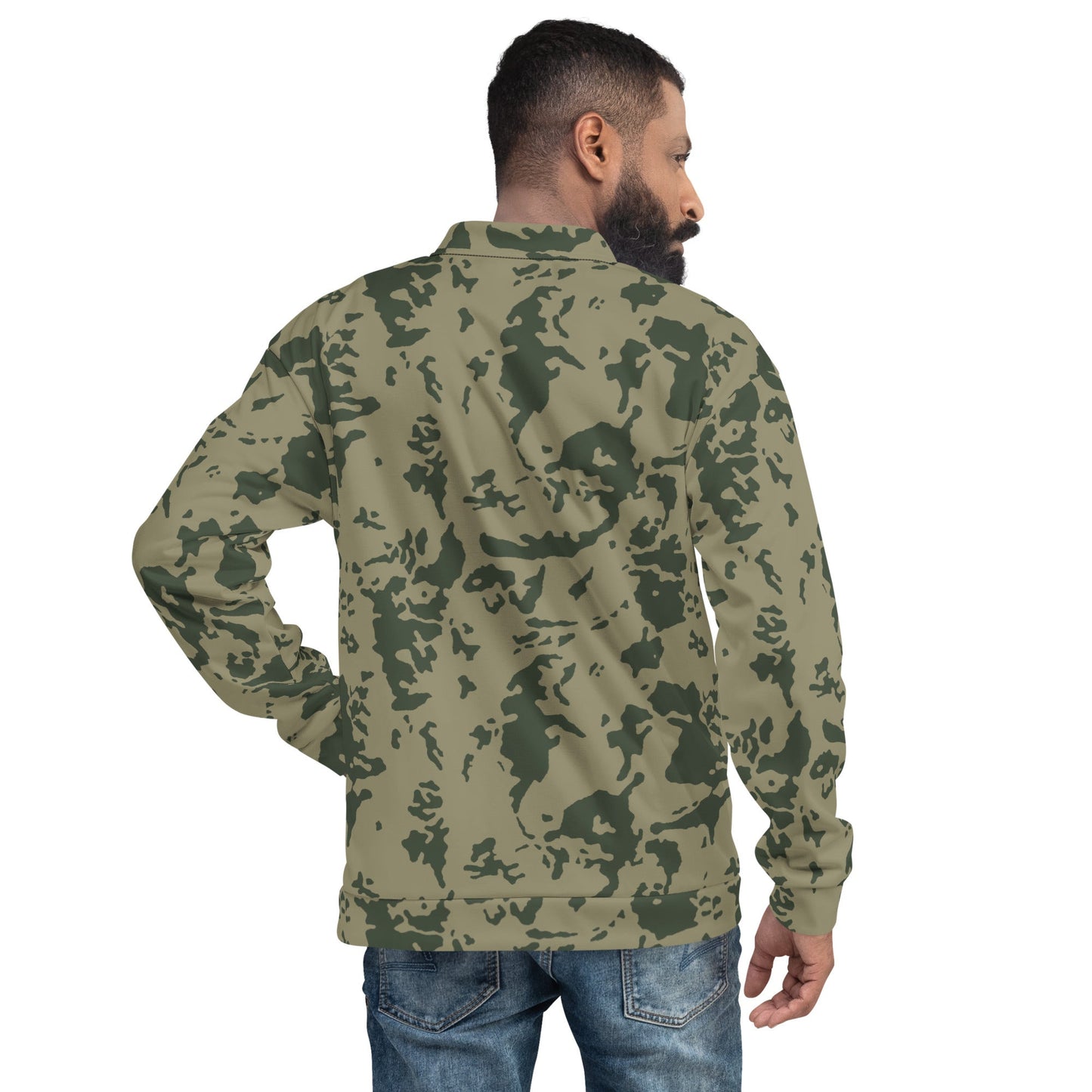 Russian Bicolor Woodland CAMO Unisex Bomber Jacket - Jackets