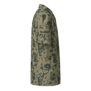 Bicolor Woodland Russian CAMO Unisex Short-Sleeve Button Shirt - Button-Up