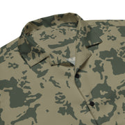 Bicolor Woodland Russian CAMO Unisex Short-Sleeve Button Shirt - Button-Up