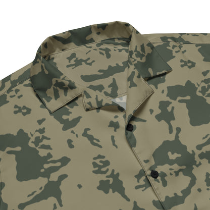 Russian Bicolor Woodland CAMO Unisex button shirt - Button Shirts