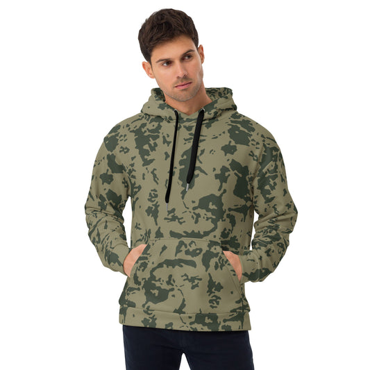 Russian Bicolor Woodland CAMO Unisex Hoodie - 2XS - Hoodies