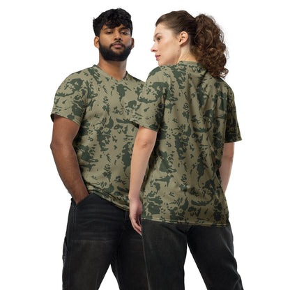 Russian Bicolor Woodland CAMO unisex sports jersey - 2XS - Sports Jerseys
