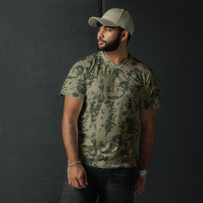 Russian Bicolor Woodland CAMO unisex sports jersey - Sports Jerseys