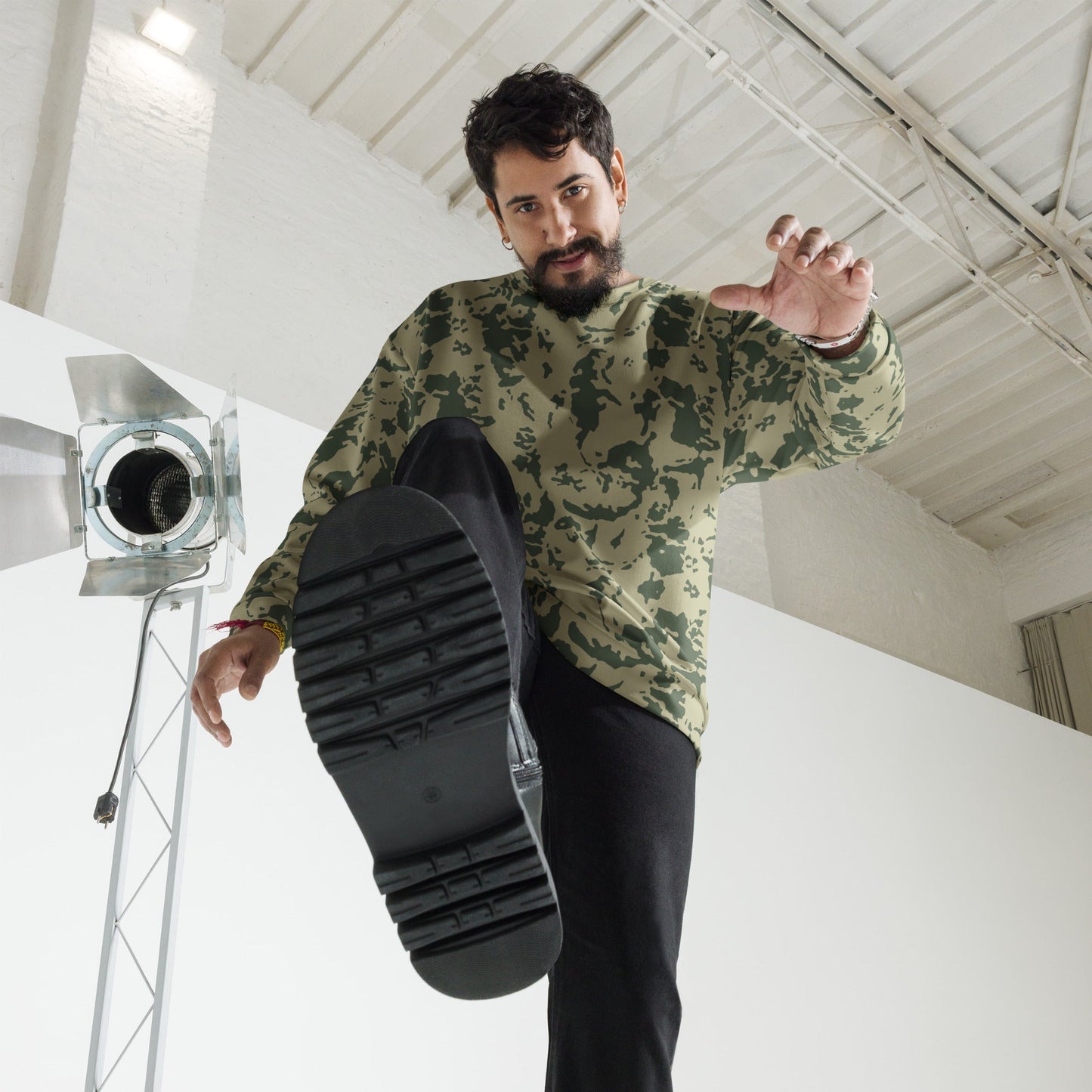 Russian Bicolor Woodland CAMO Unisex Sweatshirt - Sweatshirts