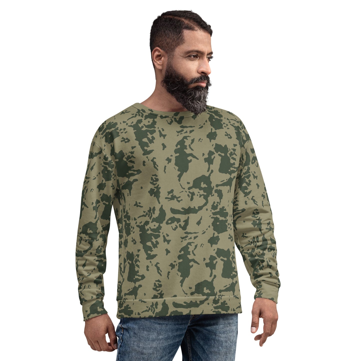 Russian Bicolor Woodland CAMO Unisex Sweatshirt - Sweatshirts